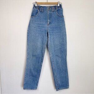 Jaeger High-Waist Mom Jeans 100% cotton straight leg size 4